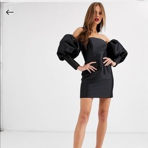 ASOS Puff Sleeve Dress